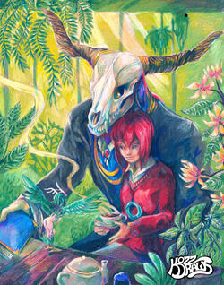 Color Pencil Magus Bride