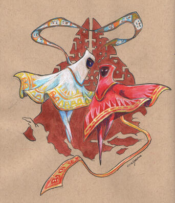 Colored Pencil Journey Artwork