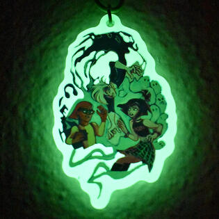 Glow in the Dark Keychain