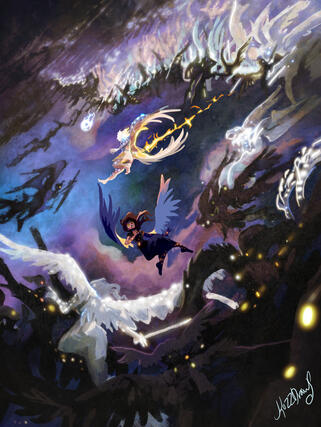 Digital Good Omens Art